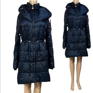 BETSEY JOHNSON Long Puff Hooded Gorpcore Jacket Coat M